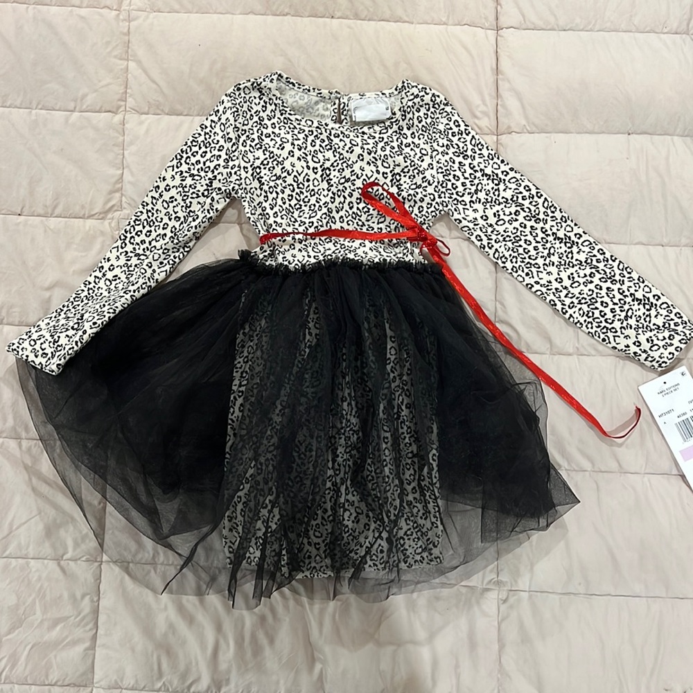 Cheetah print dress long sleeved